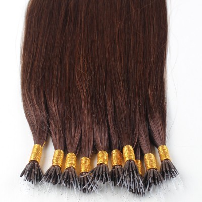 7A Best Quality 100g Italian Keratin Nano Tip Hair Extensions 1G/s 100% European Human Remy Hair Black Brown Blond Double Drawn