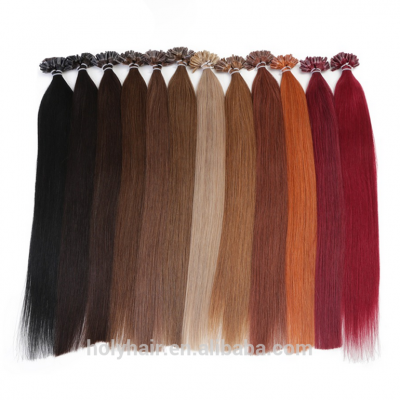 100% color 613# remy virgin European Flat U V I nail tip human hair extension