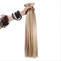 100% unprocessed european cuticle aligned human hair bulk bundles