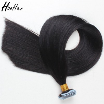 Wholesale Top Quality 100 Virgin Human Hair Blue Double Sided hair Extension Tape