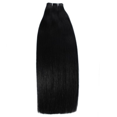 Popular Flat Weft Hair Extensions 11A Grade Virgin Cuticle Aligned Double Drawn Flat Weft Raw Virgin Hair