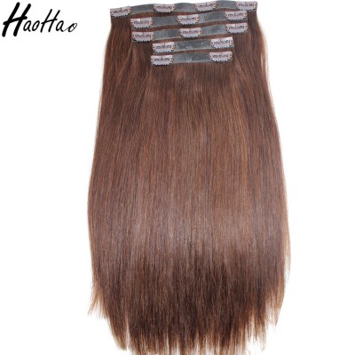 Hot new products invisible PU seamless  easy clips hair extensions