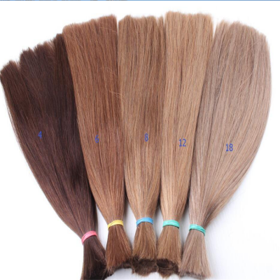 No Tangle, No Shedding, Full Cuticle Soft Straight Hair Bulk 100% Human Virgin Raw Cambodian Hair