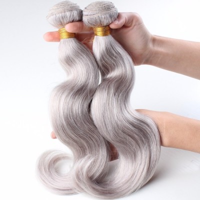 Fashion Halloween Day dressing 1b gray 100% human ombre hair braiding hair